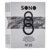 Sono Lot de 3 cockrings Sono N°25 Noirs